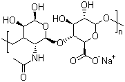 Sodium hyaluronate, Hyaluronic acid sodium salt, Chlamyhyaluronic acid sodium salt, CAS #: 9067-32-7